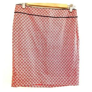 The Limited orange pencil skirt size 4P!